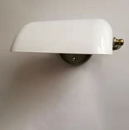 Vintage Wandlamp met Glazen Kap