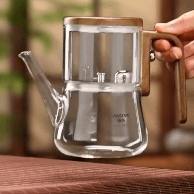 Magnetische Theepot van Glas