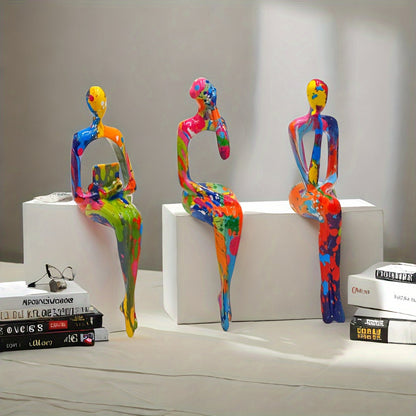 Kleurige Kunstbeelden Set