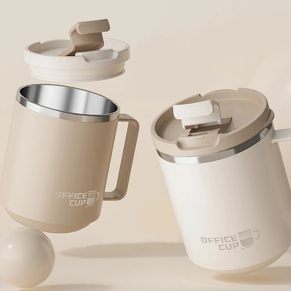 Thermo Koffiemok Met Handvat RVS