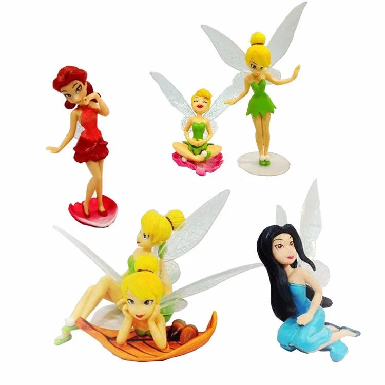 6 Stukken Tinkerbell Feeën Speelset