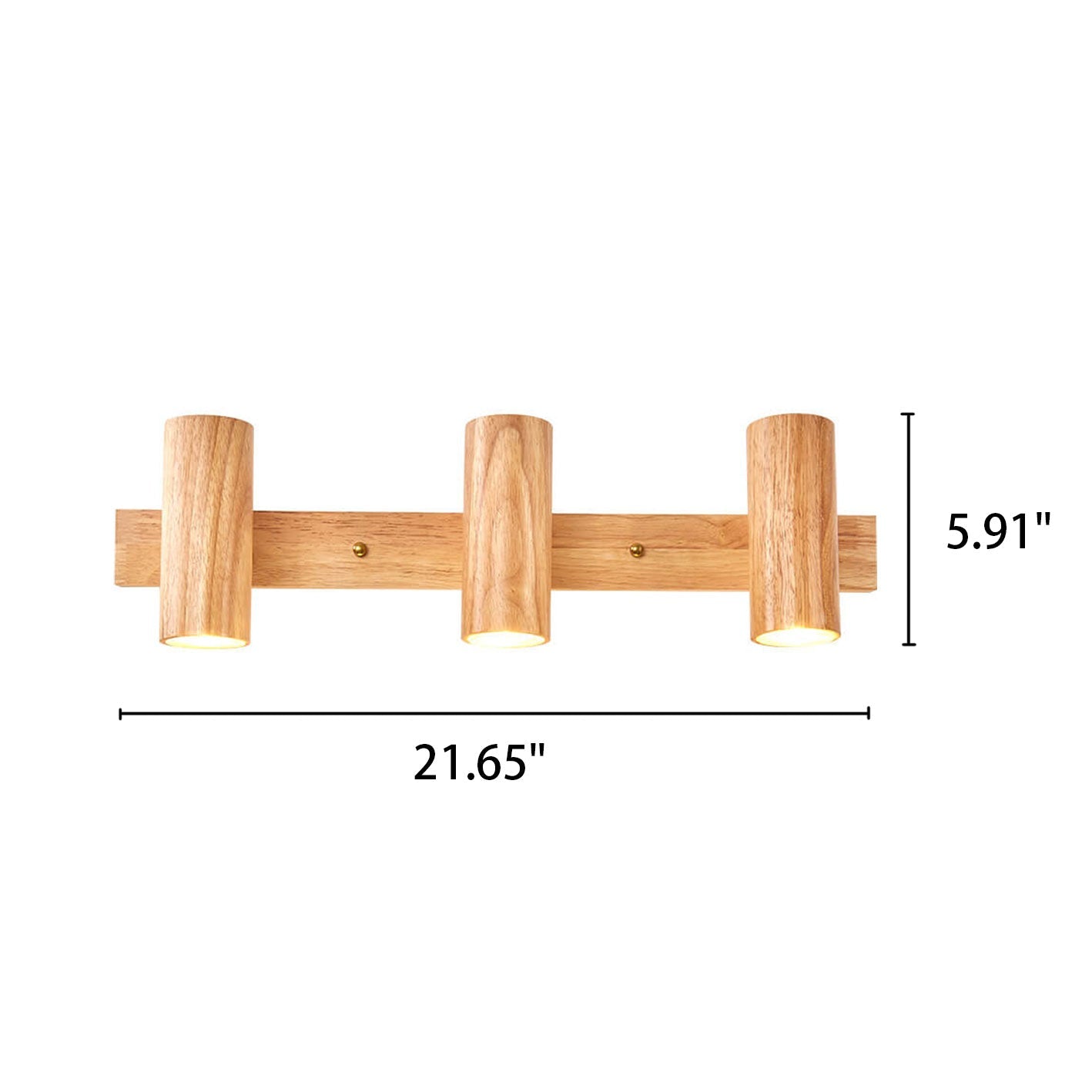 Rotatable Houten Spotlight