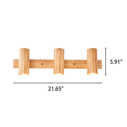 Rotatable Houten Spotlight