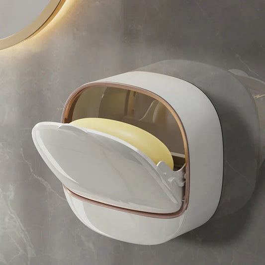 Wandgemonteerde Zeepbakje met Deksel