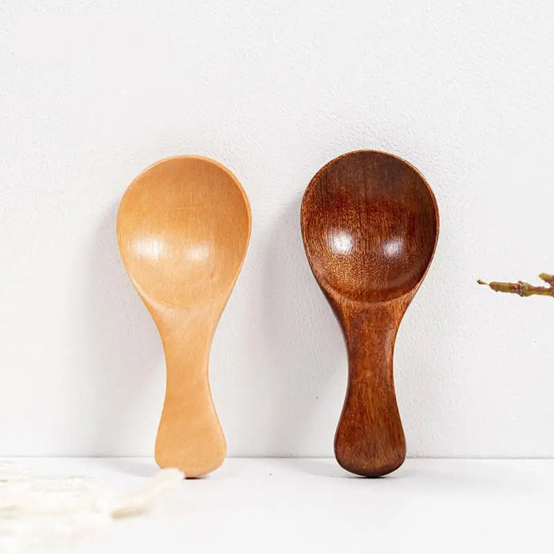 Houten Theelepels voor Specerijen