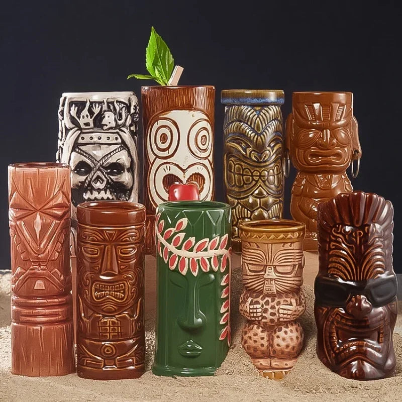 Tiki Cocktail Mok Keramisch
