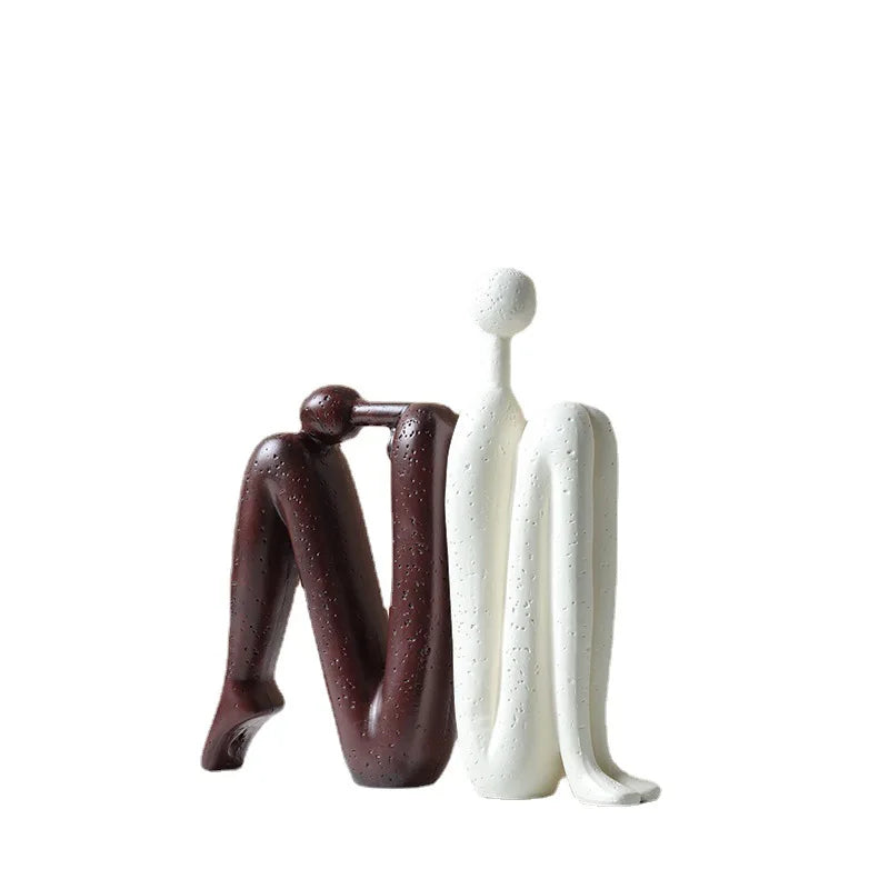 Abstracte Boekensteun Sculpturen Keramische Boekensteunen Handwerk