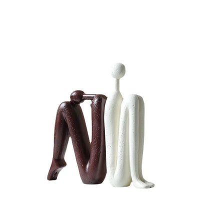 Abstracte Boekensteun Sculpturen Keramische Boekensteunen Handwerk