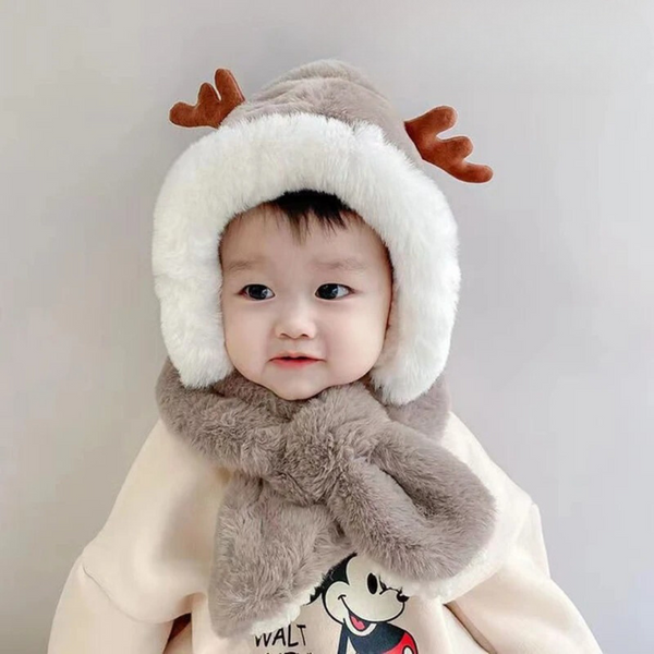Schattige Rendier Winter Babymuts