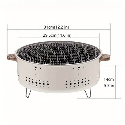 Rookvrije Draagbare Grill