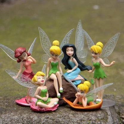 6 Stukken Tinkerbell Feeën Speelset