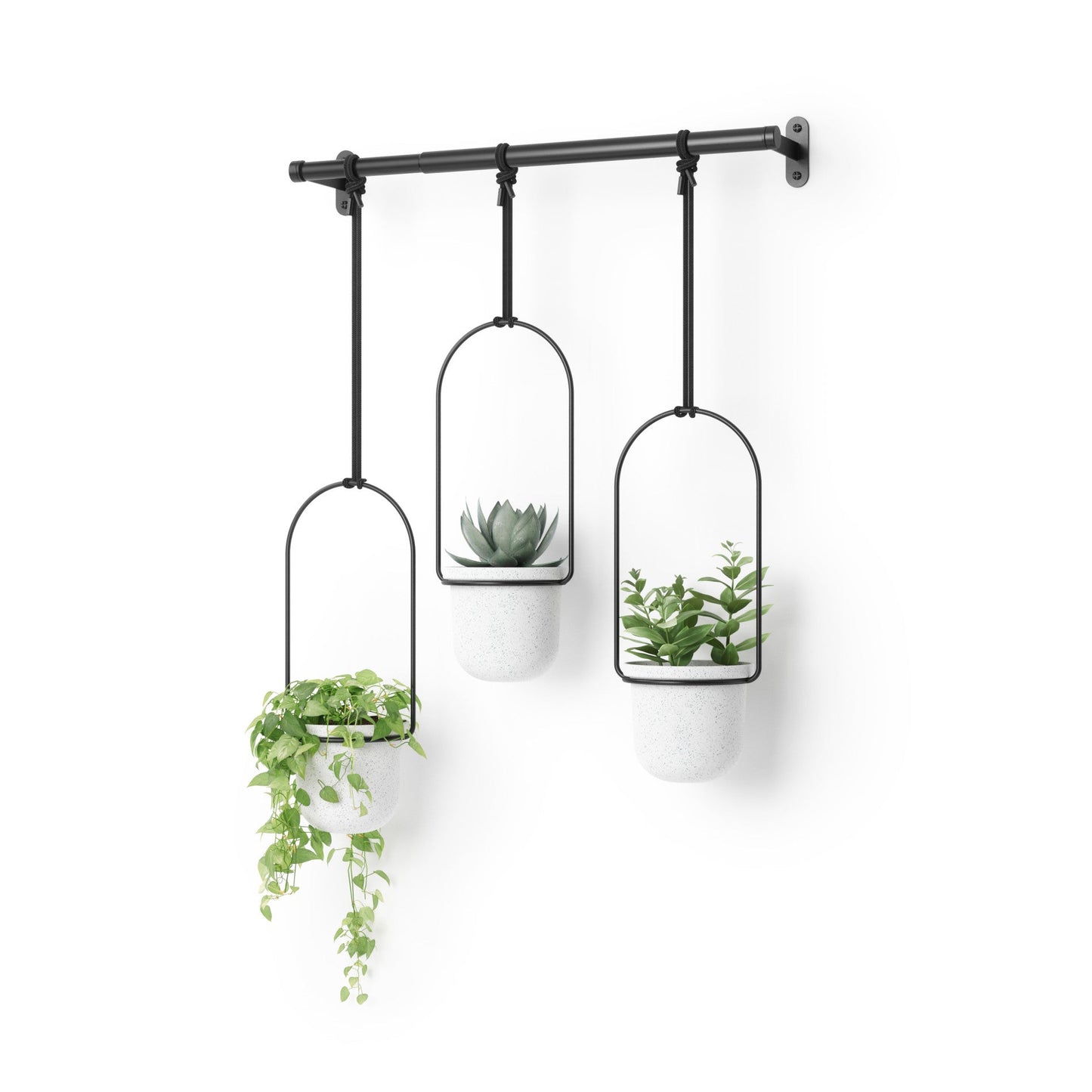 Stijlvolle Metalen Hangplantenset