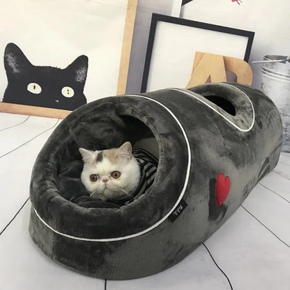 Kat Hond Thuis Mand Tunnel