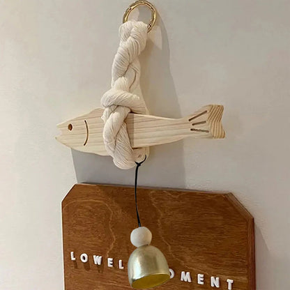 Vissige Houten Deurhanger Auto Wand