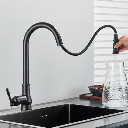 Antique Bronze Kitchen Faucet with Touch Control