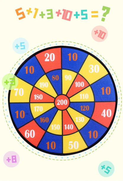 Dartbord met klittenband