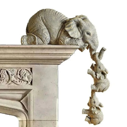 Olifant Knuffel Mini Beeldjes Set