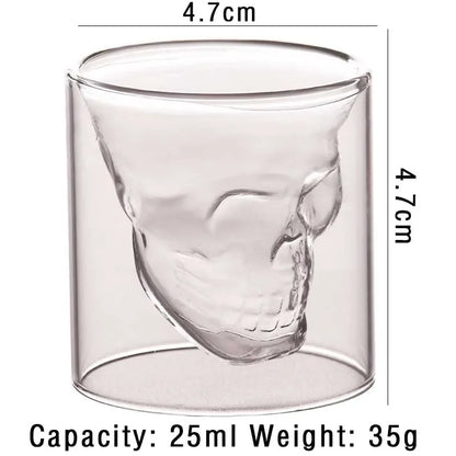Doomed Skull Shot Glas