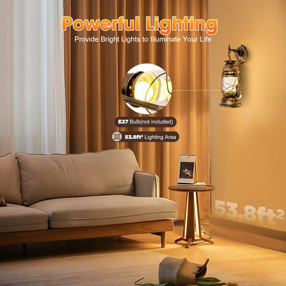 Vintage Lantaarn Wandlamp