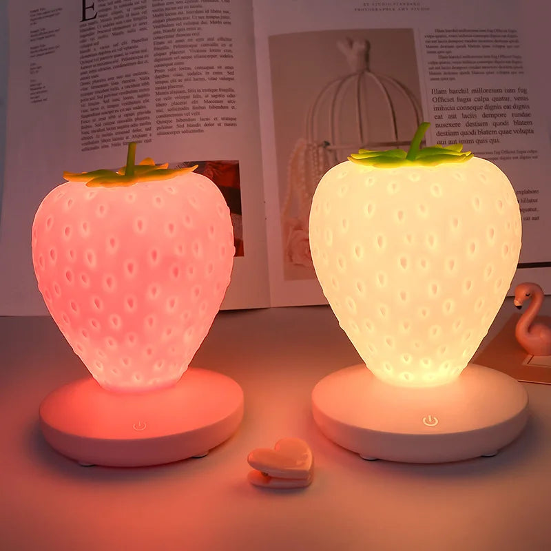 Schattig Aardbeien Nachtlampje