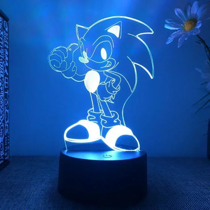 Sonic LED Nachtlampje Kawaii