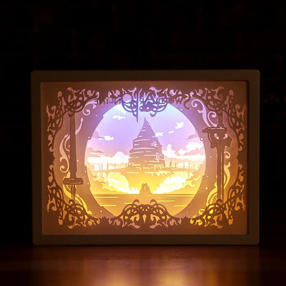 Magische 3D Papercut Lamp