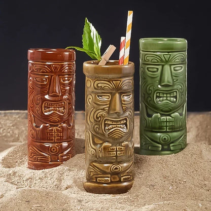 Tiki Cocktail Mok Keramisch