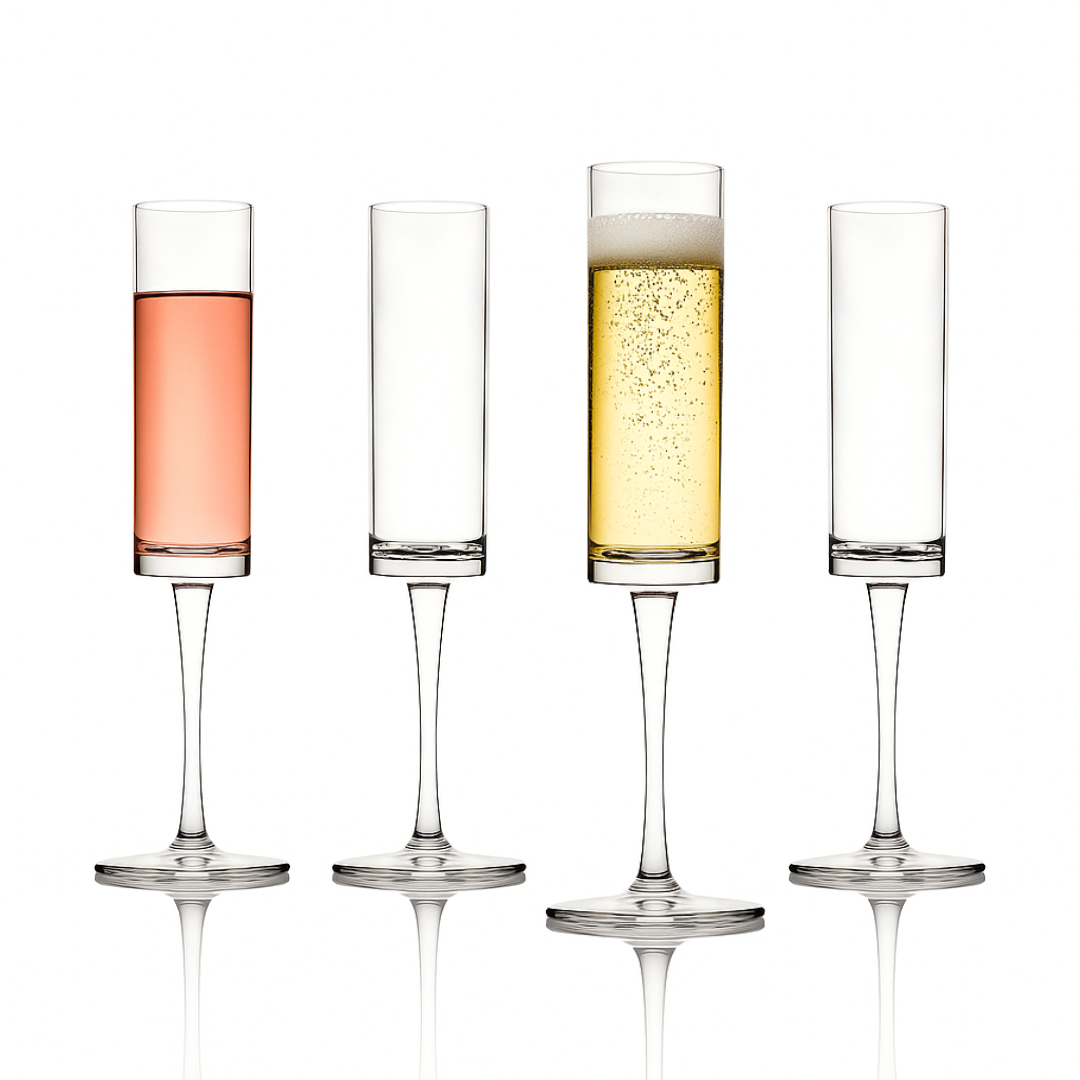 Elegante Kristallen Champagneglazen