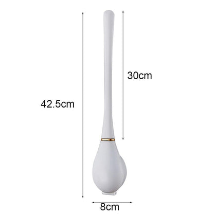 Siliconen Toiletborstel Met Lange Steel