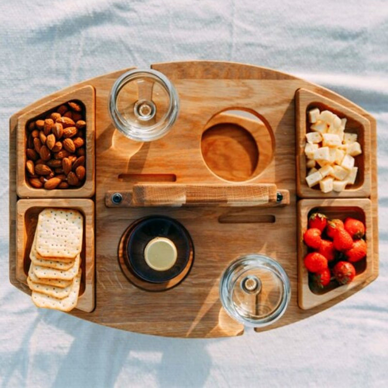 Draagbare Wijnpicknicktafel