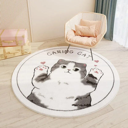 Cartoon Ronde Kids Slaapkamer Tapijten