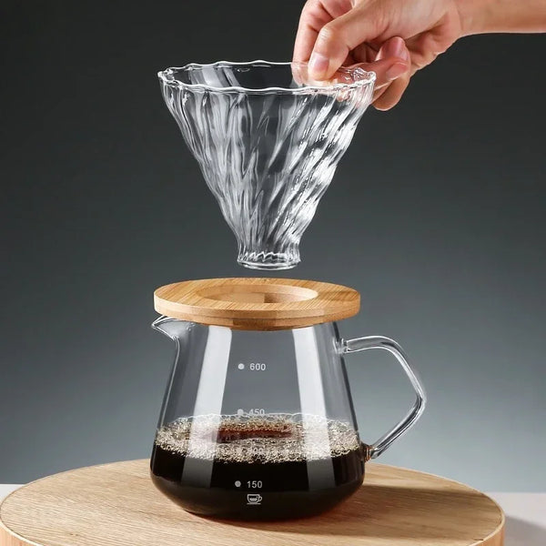 Glazen Pour-Over Drip Coffee Maker