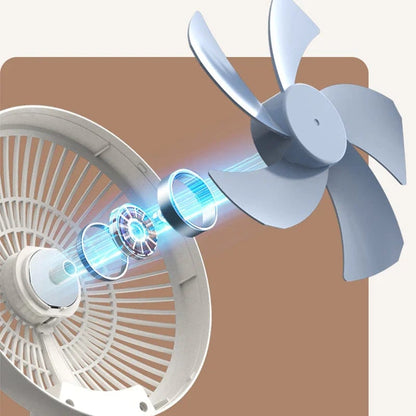 90° Foldable Fan Rechargeable