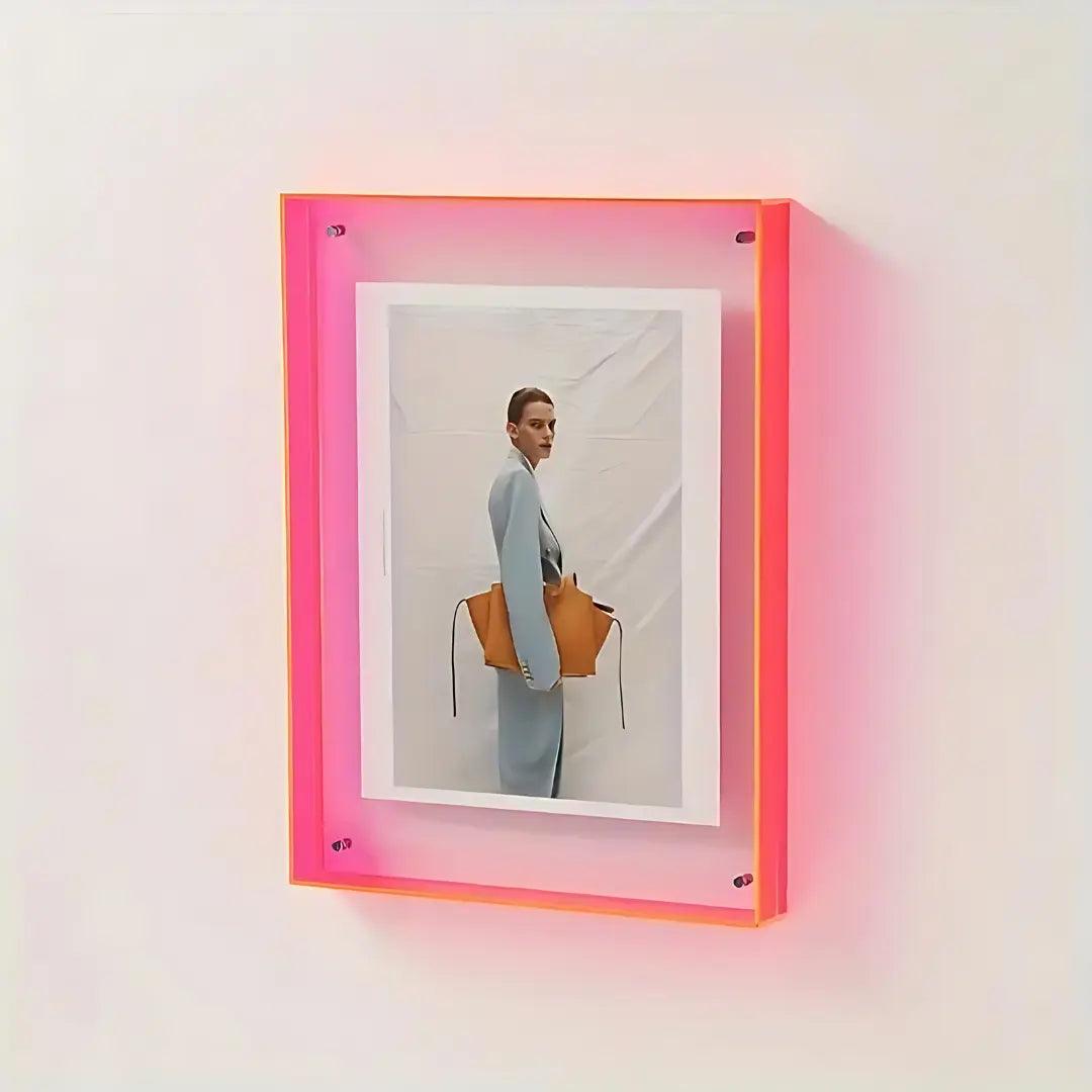 Acrylic Neon Fotolijst Transparant