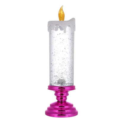 Kerst LED Glitter Kaarslamp