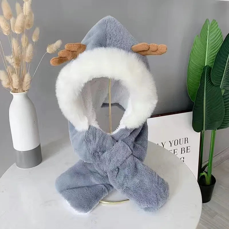Schattige Rendier Winter Babymuts