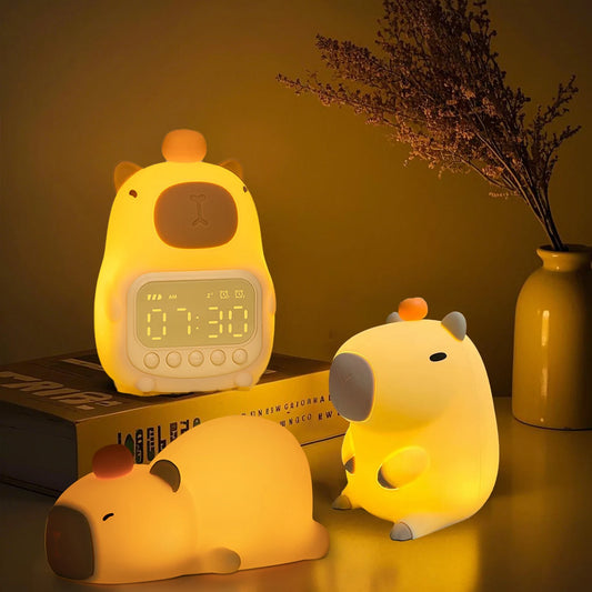 Schattige Capybara LED-bedlamp