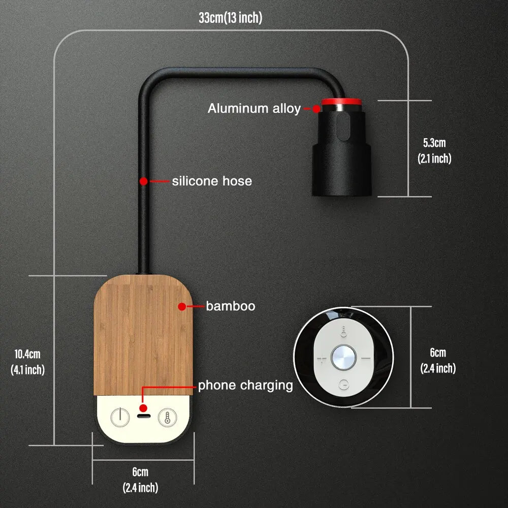 Flexibele LED Leeslamp – Magnetisch Nachtlampje voor Nachtkastje & Studie