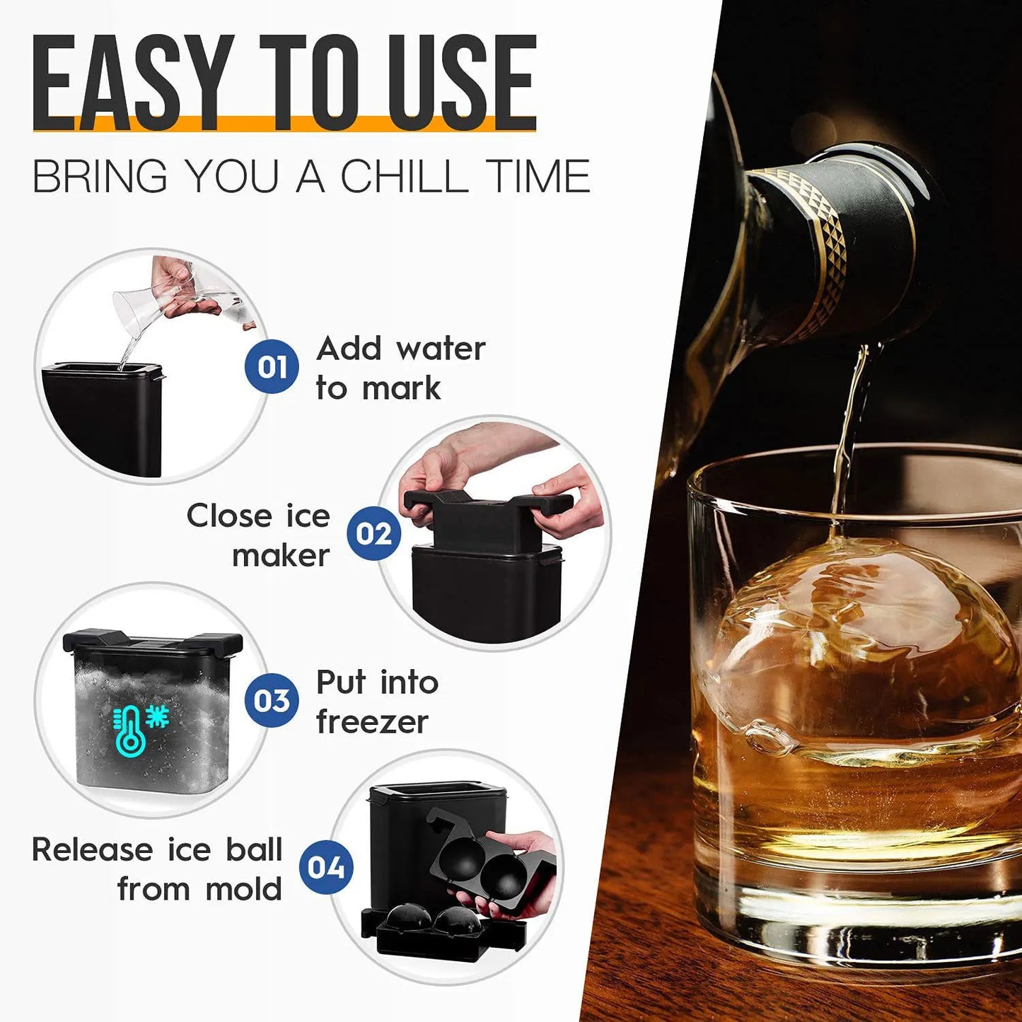 Siliconen Whiskey IJsmaker