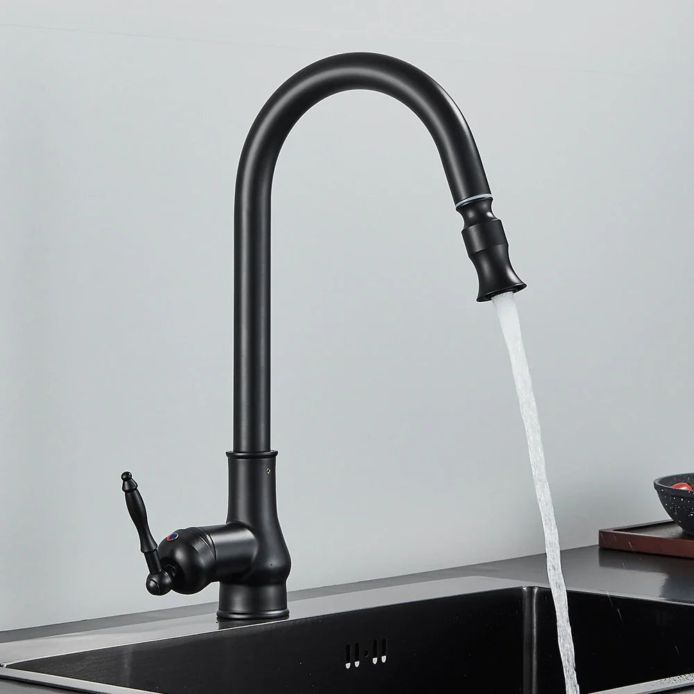 Antique Bronze Kitchen Faucet with Touch Control