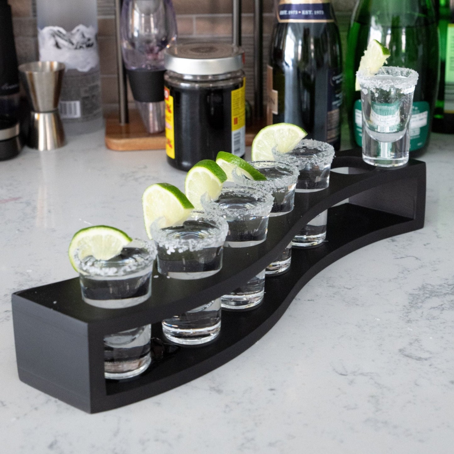 Shotglas met zware basis
