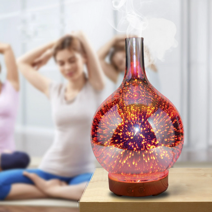 7 Kleur 3D Vuurwerk Aromadiffuser