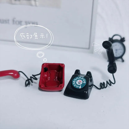 Retro Mini Huis Telefoon Set