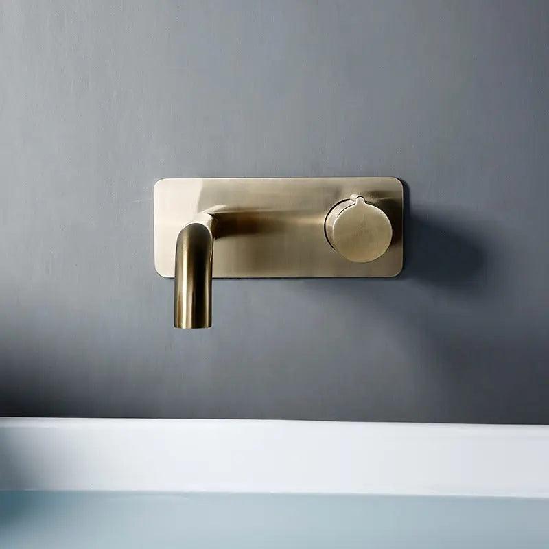 Warm- en Koudwaterkraan voor Wandmontage in de Badkamer