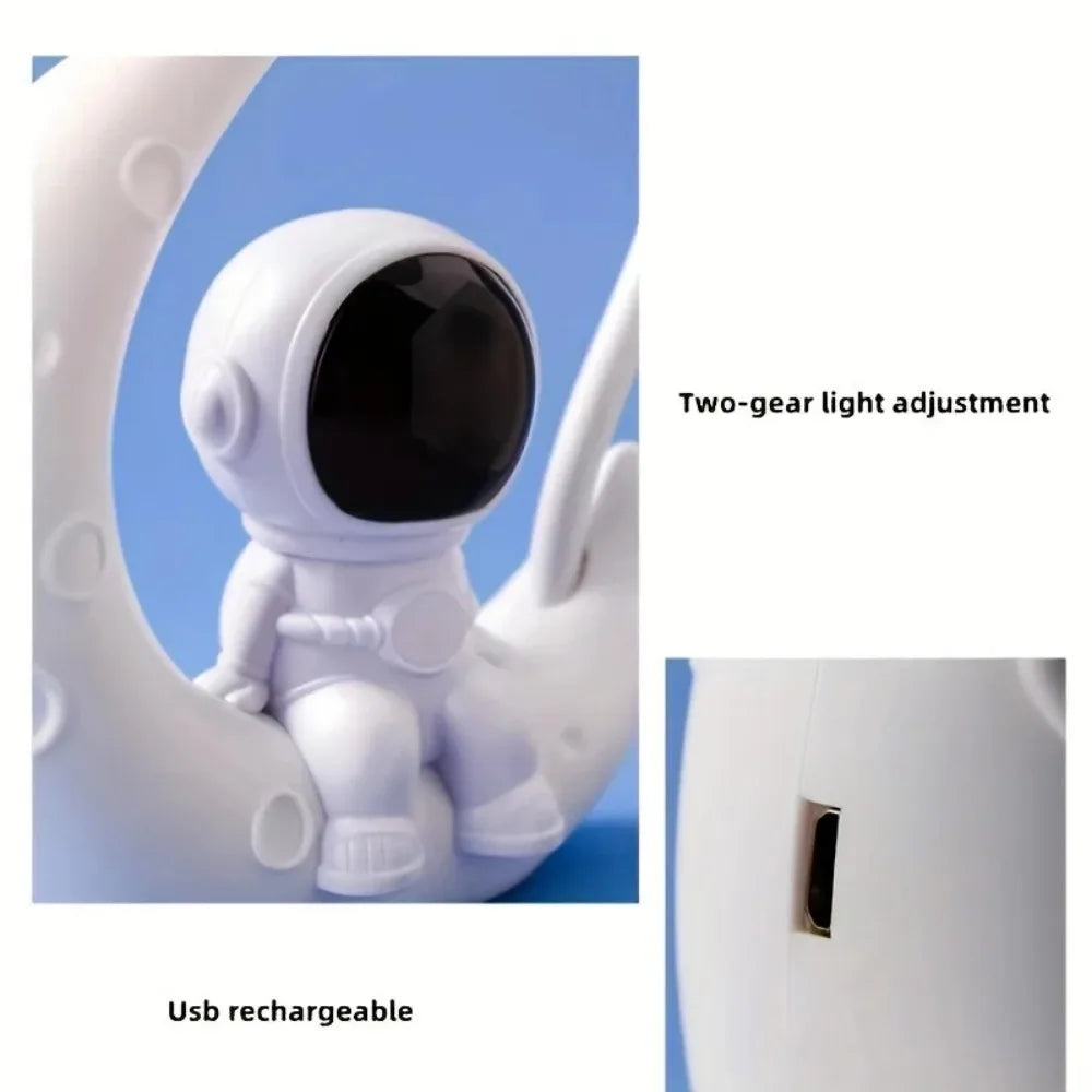 Maan Astronaut Nachtlampje Bureaulamp