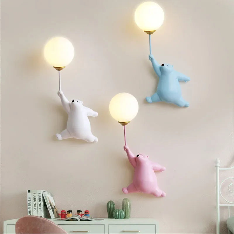 IJsbeer LED Wandlamp