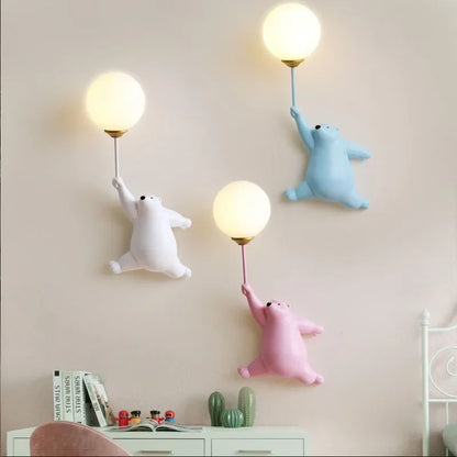 IJsbeer LED Wandlamp