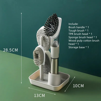 2-in-1 Keukenreinigingsborstel
