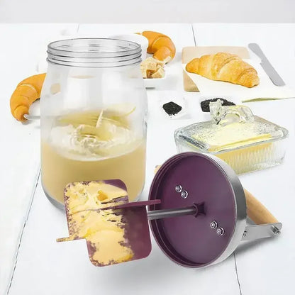 Ambachtelijke Mason Jar Boterchurner