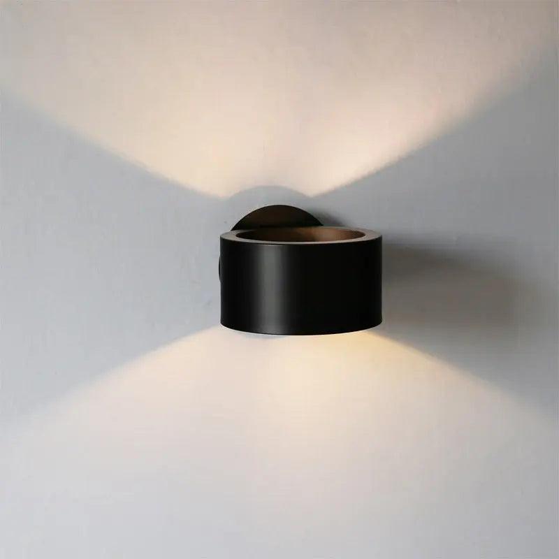 Rond Metalen Wandlamp